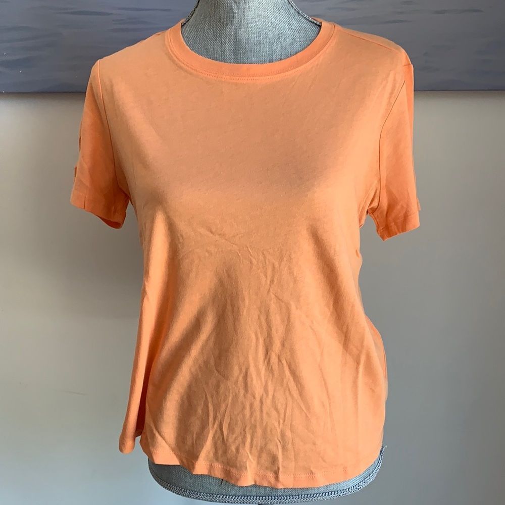 🌈 3/$20 Forever 21 | orange t shirt crop top